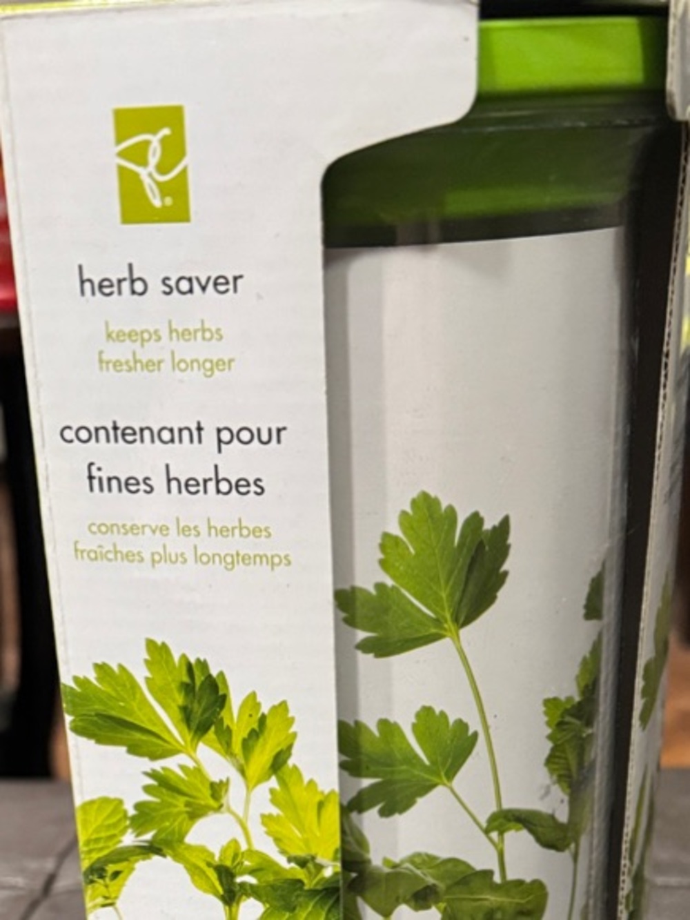Herb Saver Fresh Storage Container - Green